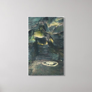 Uitzicht van de Bridal Altar Canvas Afdruk