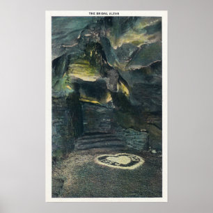 Uitzicht van de Bridal Altar Poster
