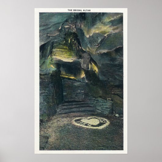 Uitzicht van de Bridal Altar Poster (Voorkant)