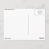 Uitzicht van de briefkaarten van de brug van Ledge (Achterkant)