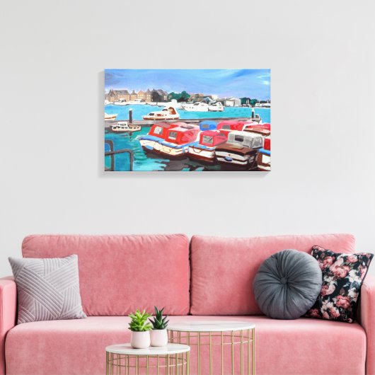 Uitzicht van de Broads Canvas Afdruk (Insitu (Woonkamer))