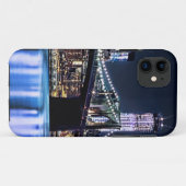 Uitzicht van de Brooklyn bridge-reflectie in New Y Case-Mate iPhone Case (Achterkant (horizontaal))