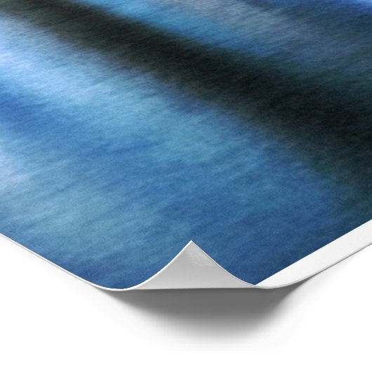 Uitzicht van de Brooklyn bridge-reflectie in New Y Poster (Hoek)