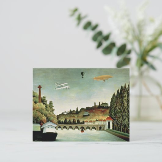 Uitzicht van de Brug in Sevres Briefkaart (Staand voorkant)