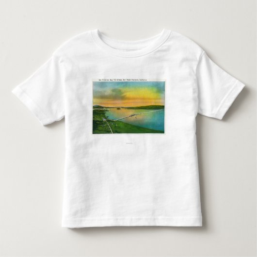 Uitzicht van de Brug naar Hayward, CA Kinder Shirts (Voorkant)