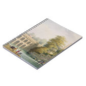 Uitzicht van de brug nabij Baroda in Guzerat, van  Notitieboek (Linkerzijde)