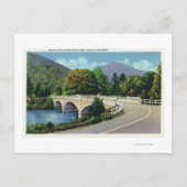 Uitzicht van de brug over de Deerfield Briefkaart (Voorkant)