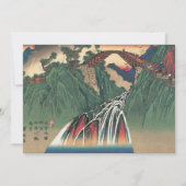 Uitzicht van de brug over de rivier de Ina, Nojiri (Voorkant)