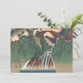 Uitzicht van de brug over de rivier de Ina, Nojiri (Staand voorkant)