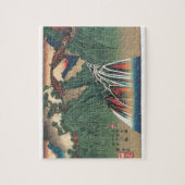 Uitzicht van de brug over de rivier de Ina, Nojiri Legpuzzel (Verticaal)