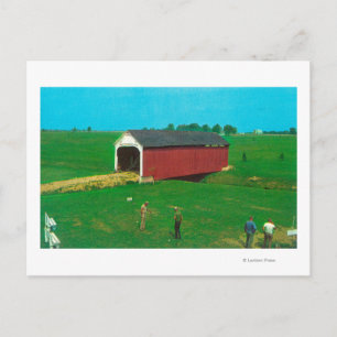 Uitzicht van de brug van Catlin Briefkaart