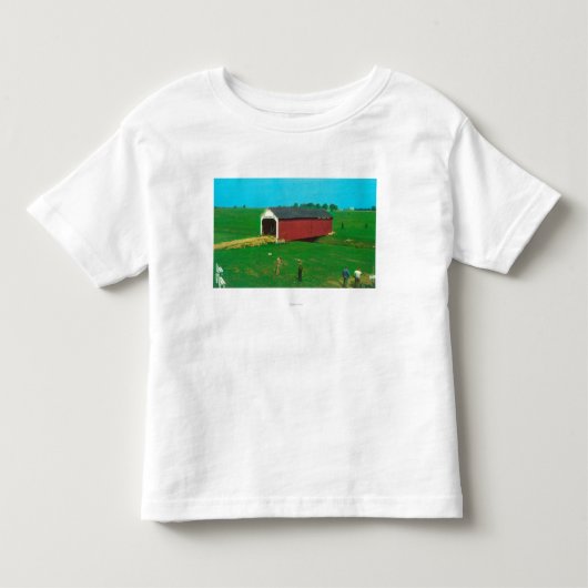 Uitzicht van de brug van Catlin Kinder Shirts (Voorkant)