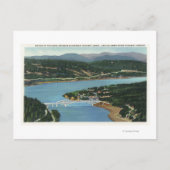 Uitzicht van de brug van de Goden Briefkaart (Voorkant)