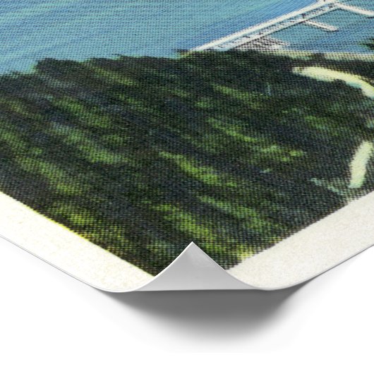 Uitzicht van de brug van de Goden Poster (Hoek)