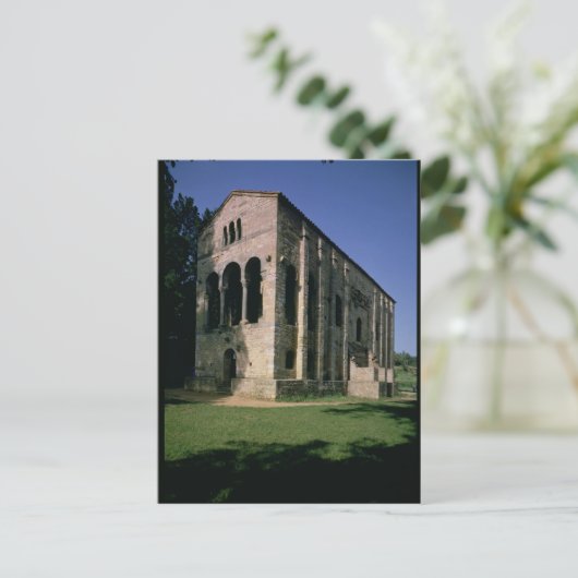 Uitzicht van de buitenkant van het zuidoosten briefkaart (Staand voorkant)