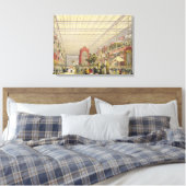 Uitzicht van de Buitenlandse Nave van de Grote Exh Canvas Afdruk (Insitu (Slaapkamer))