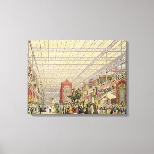 Uitzicht van de Buitenlandse Nave van de Grote Exh Canvas Afdruk (Voorkant)