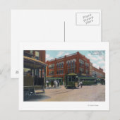 Uitzicht van de Busiest CornerBeaumont, TX Briefkaart (Voorkant / Achterkant)
