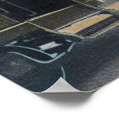 Uitzicht van de Busiest CornerBeaumont, TX Poster (Hoek)