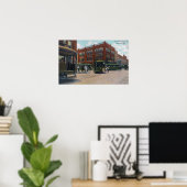 Uitzicht van de Busiest CornerBeaumont, TX Poster (Thuiskantoor)