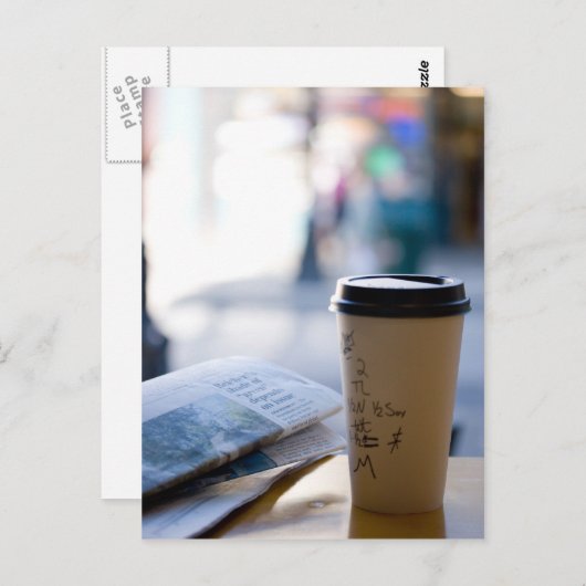 Uitzicht van de Cafe Briefkaart (Voorkant / Achterkant)