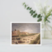 Uitzicht van de Calle de Alcala, Madrid (olie op h Briefkaart (Staand voorkant)