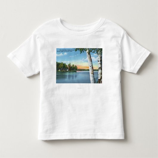 Uitzicht van de Camping Grounds of Fish Creek Kinder Shirts (Voorkant)