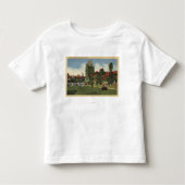 Uitzicht van de Campus van het San Jose State Coll Kinder Shirts (Voorkant)