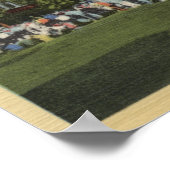 Uitzicht van de Campus van het San Jose State Coll Poster (Hoek)