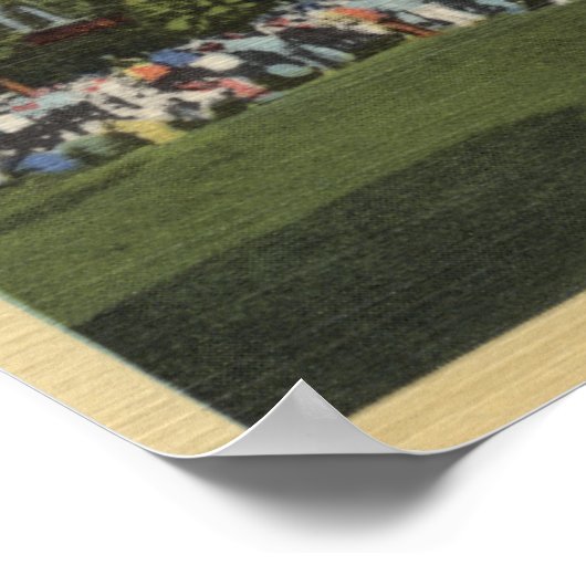 Uitzicht van de Campus van het San Jose State Coll Poster (Hoek)