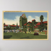 Uitzicht van de Campus van het San Jose State Coll Poster (Voorkant)