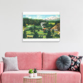 Uitzicht van de Cantara Loop, Sacramento Canvas Afdruk (Insitu (Woonkamer))