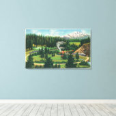 Uitzicht van de Cantara Loop, Sacramento Canvas Afdruk (Insitu (Houten vloer))