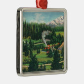 Uitzicht van de Cantara Loop, Sacramento Metalen Ornament (Rechts)