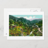 Uitzicht van de Canyon, zuidelijk deel van de Stil Briefkaart (Voorkant / Achterkant)