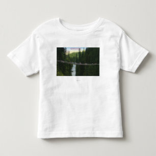 Uitzicht van de Capilano Suspension Bridge Kinder Shirts