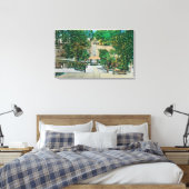 Uitzicht van de Capitola Steps Capitola, CA Canvas Afdruk (Insitu (Slaapkamer))