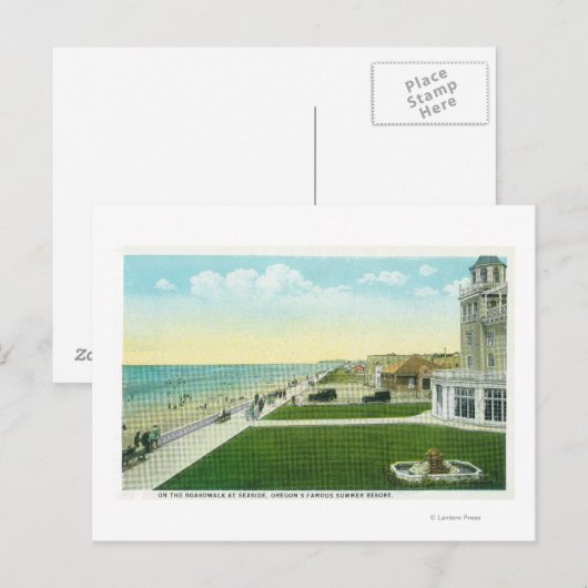 Uitzicht van de carrosserie, zeezijde, OF Briefkaart (Voorkant / Achterkant)