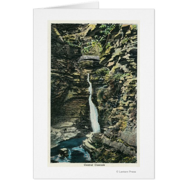 Uitzicht van de centrale cascade (Voorkant)