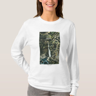Uitzicht van de centrale cascade t-shirt