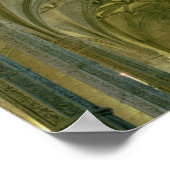 Uitzicht van de centrale nave poster (Hoek)