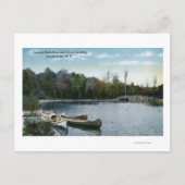 Uitzicht van de centrale parkhaven van Boat en Can Briefkaart (Voorkant)