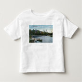 Uitzicht van de centrale parkhaven van Boat en Can Kinder Shirts (Voorkant)