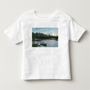Uitzicht van de centrale parkhaven van Boat en Can Kinder Shirts