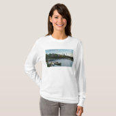 Uitzicht van de centrale parkhaven van Boat en Can T-shirt (Voorkant volledig)