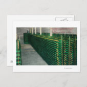 Uitzicht van de Champagne Vaults Asti, CA Briefkaart (Voorkant / Achterkant)