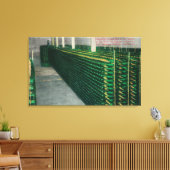 Uitzicht van de Champagne Vaults Asti, CA Canvas Afdruk (Insitu (Woonkamer))