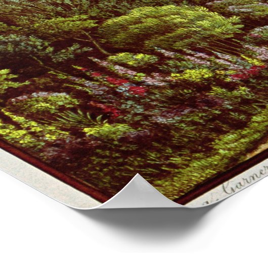 Uitzicht van de Chateau de la Malmaison Poster (Hoek)