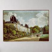 Uitzicht van de Chateau de la Malmaison Poster (Voorkant)
