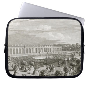 Uitzicht van de Chateau de Trianon, de parterre (e Laptop Sleeve